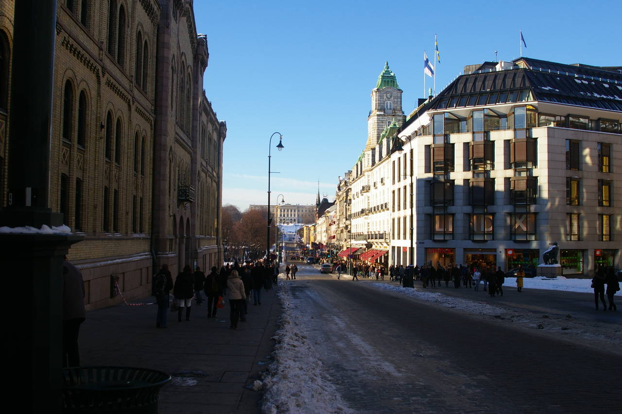 View along Karl Johan's Gate