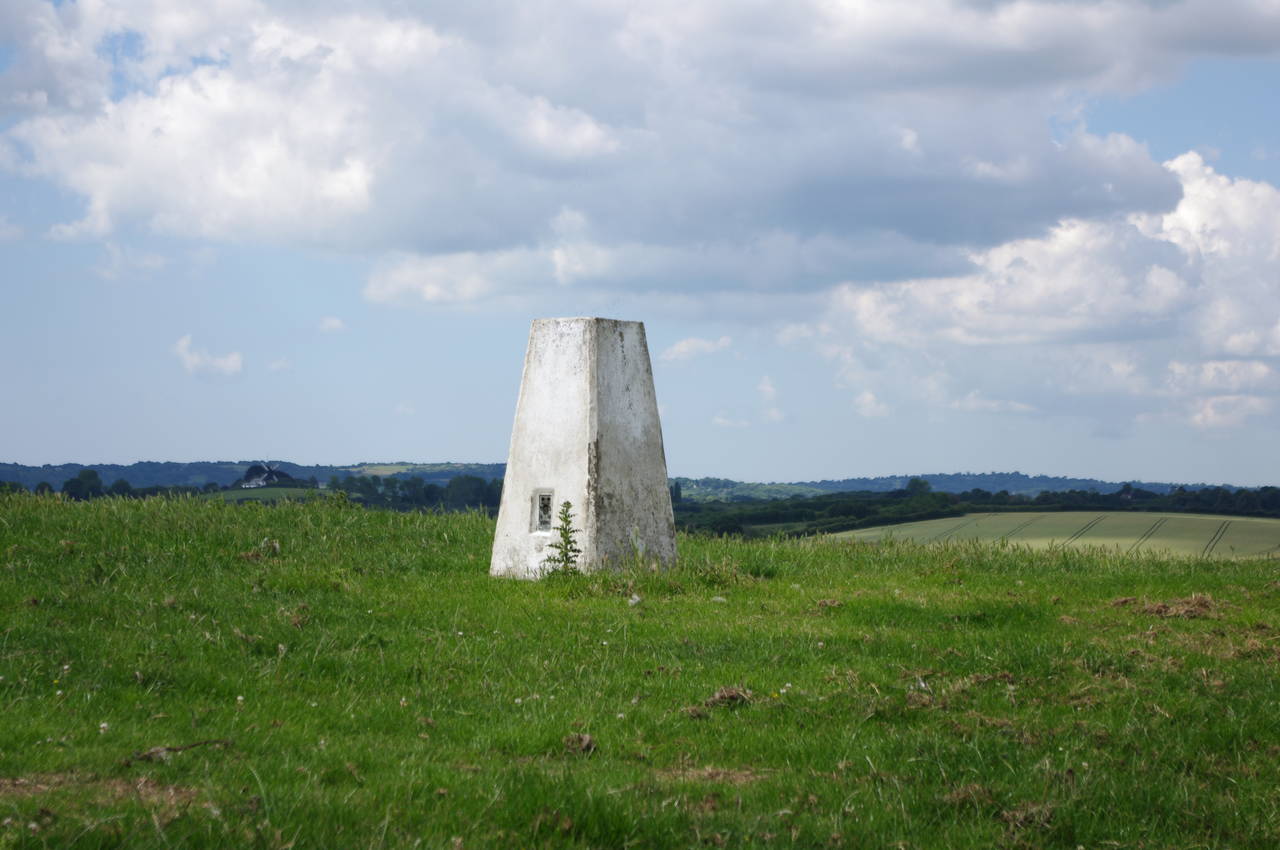 Trig point at Winchelsea