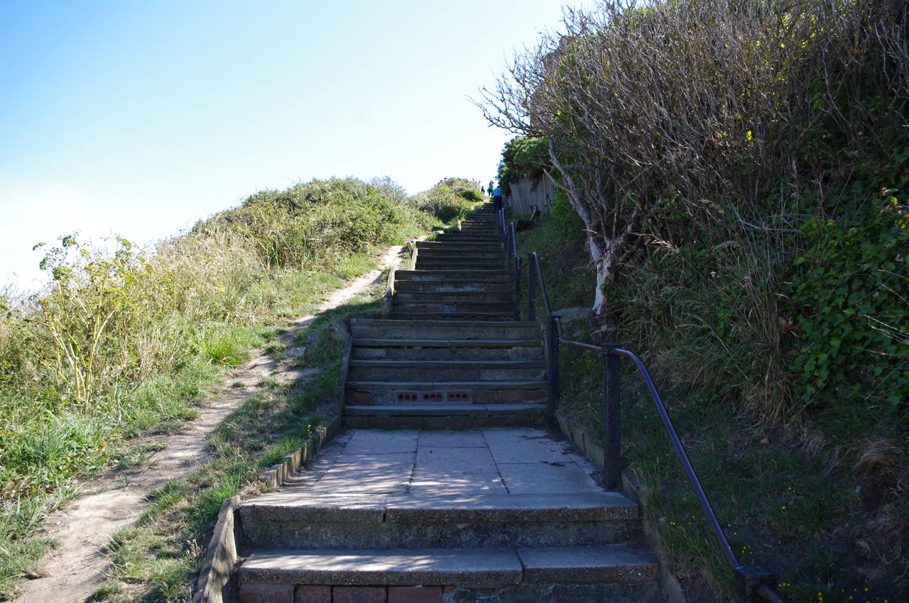 Steps up to East Hill, Hastings
