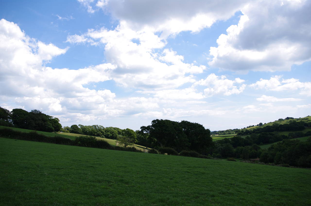 Path across fields near Friar's Hill
