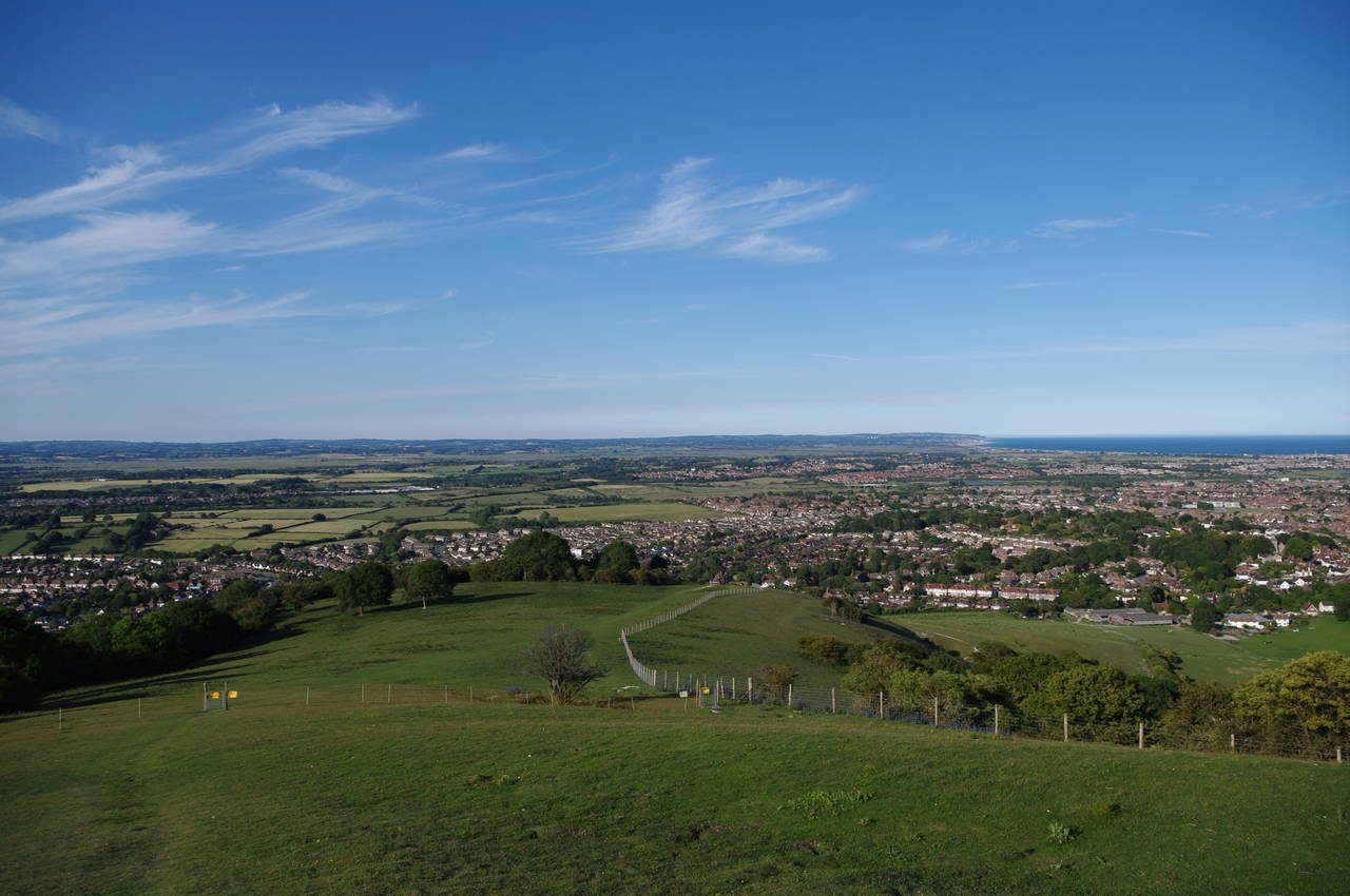 View back from Combe Hill
