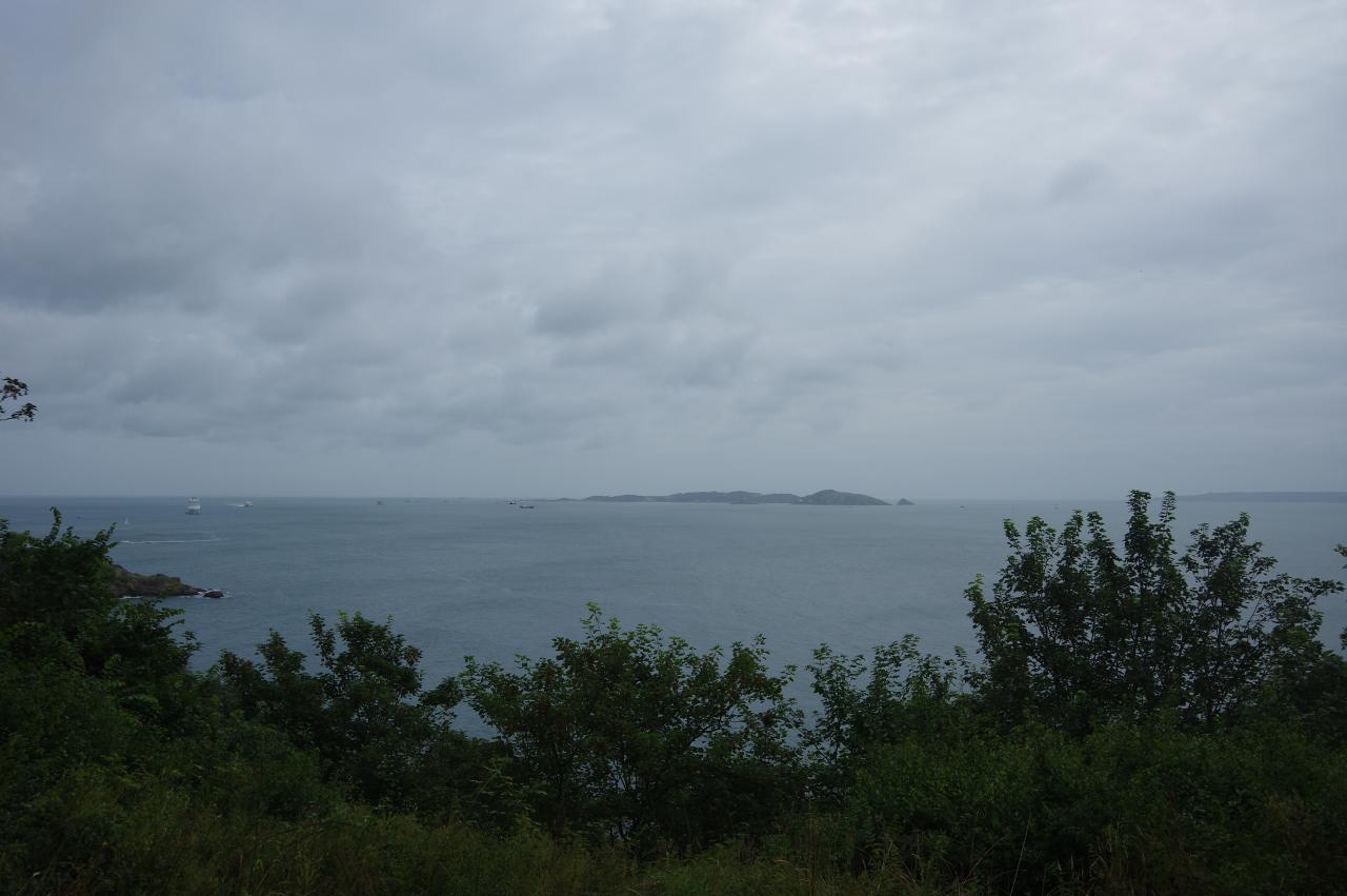 View towards Herm and Jethou