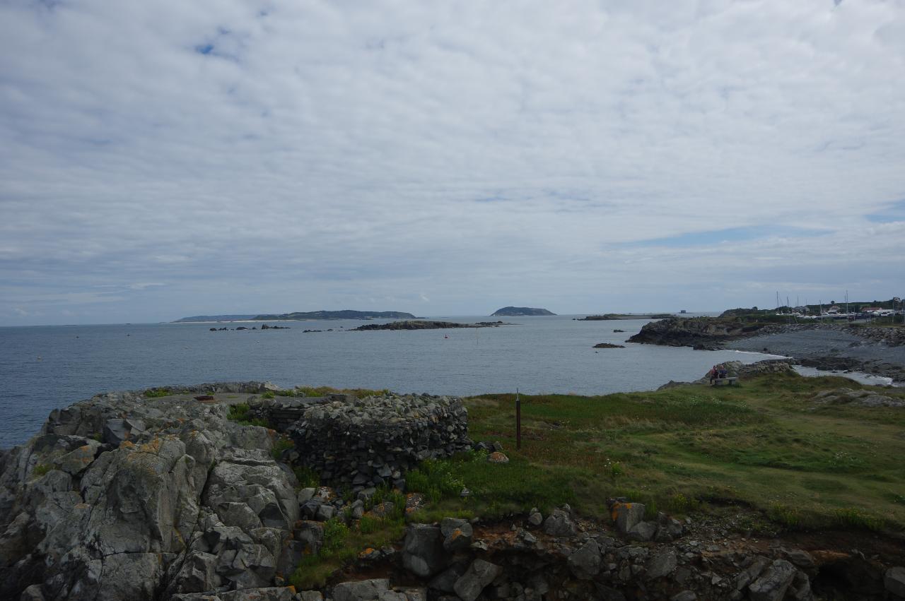 View towards Herm and Jethou