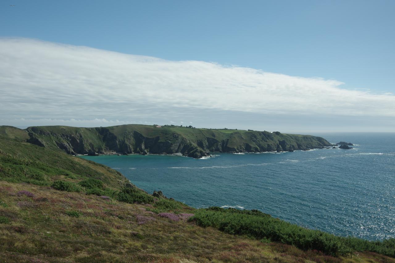 View back towards Little Sark