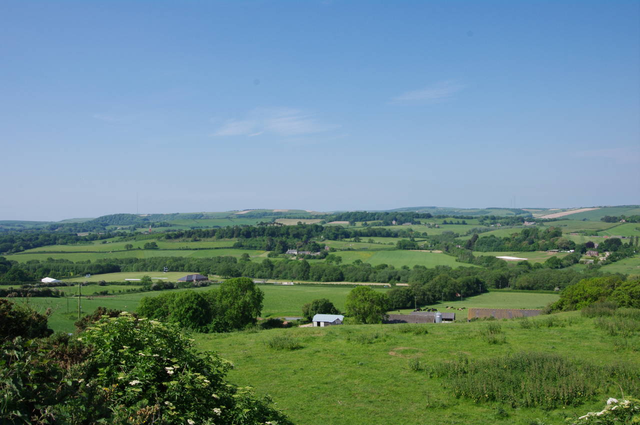 View west from St Georges Down