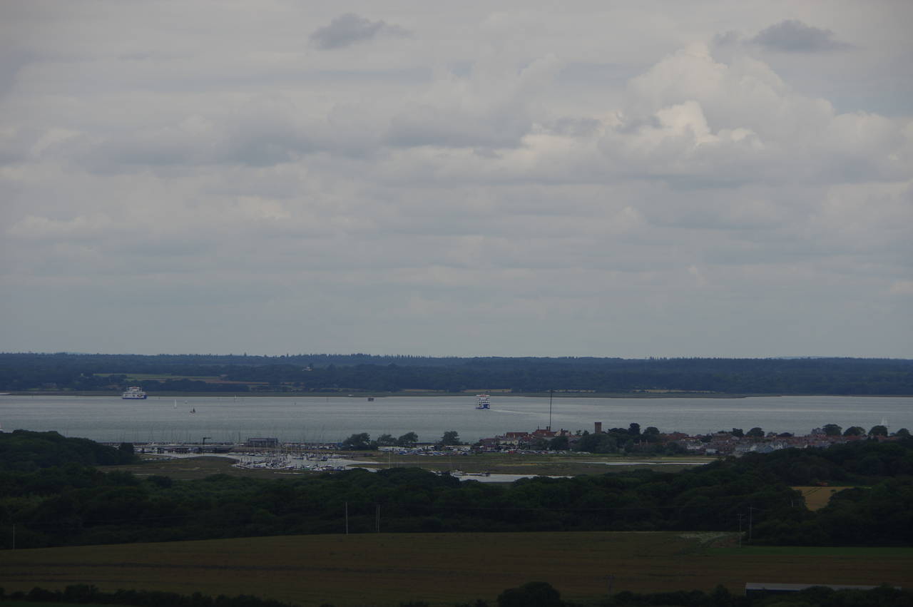 View back over Yarmouth (zoomed)