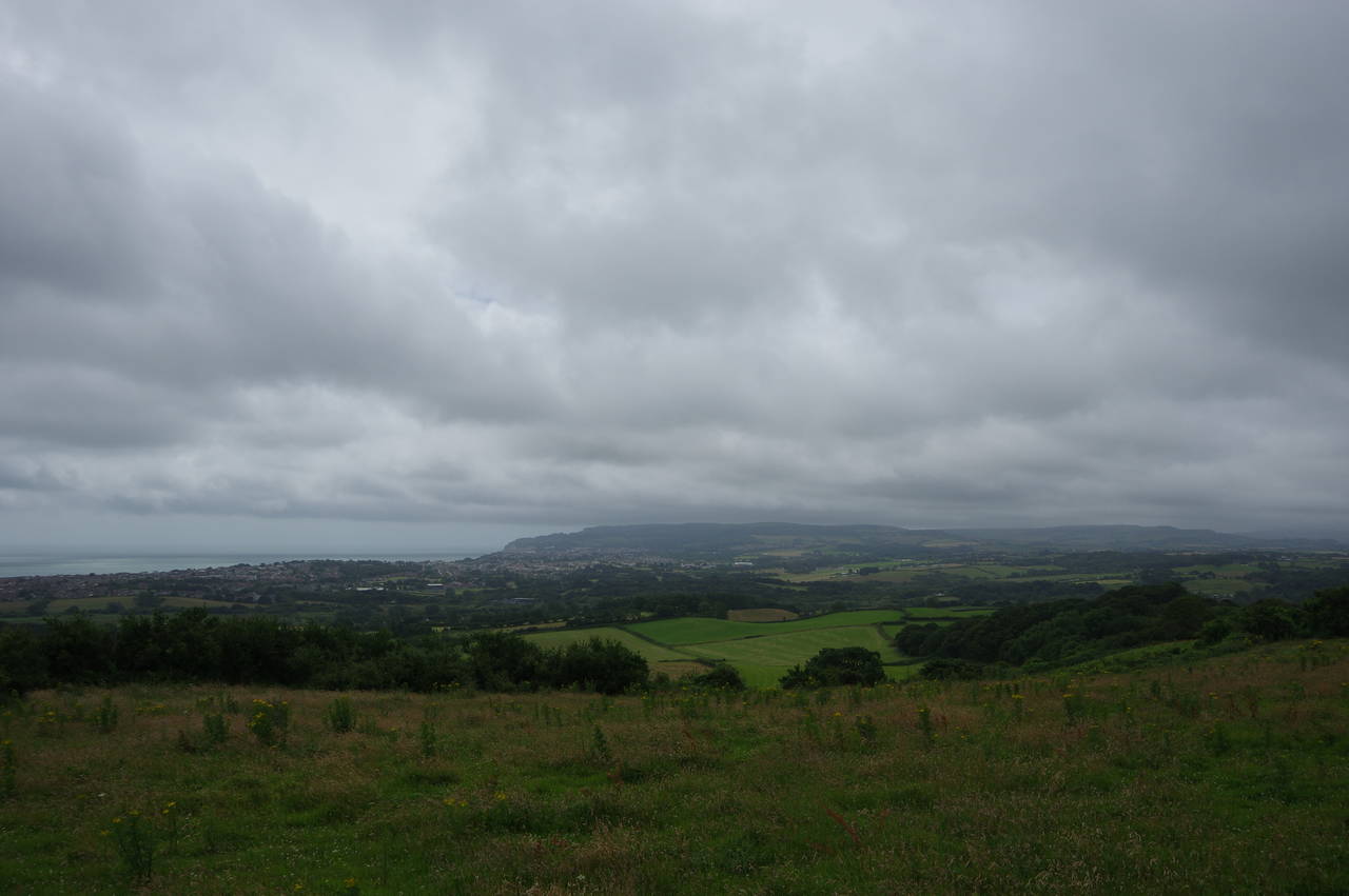 View south from Brading Down