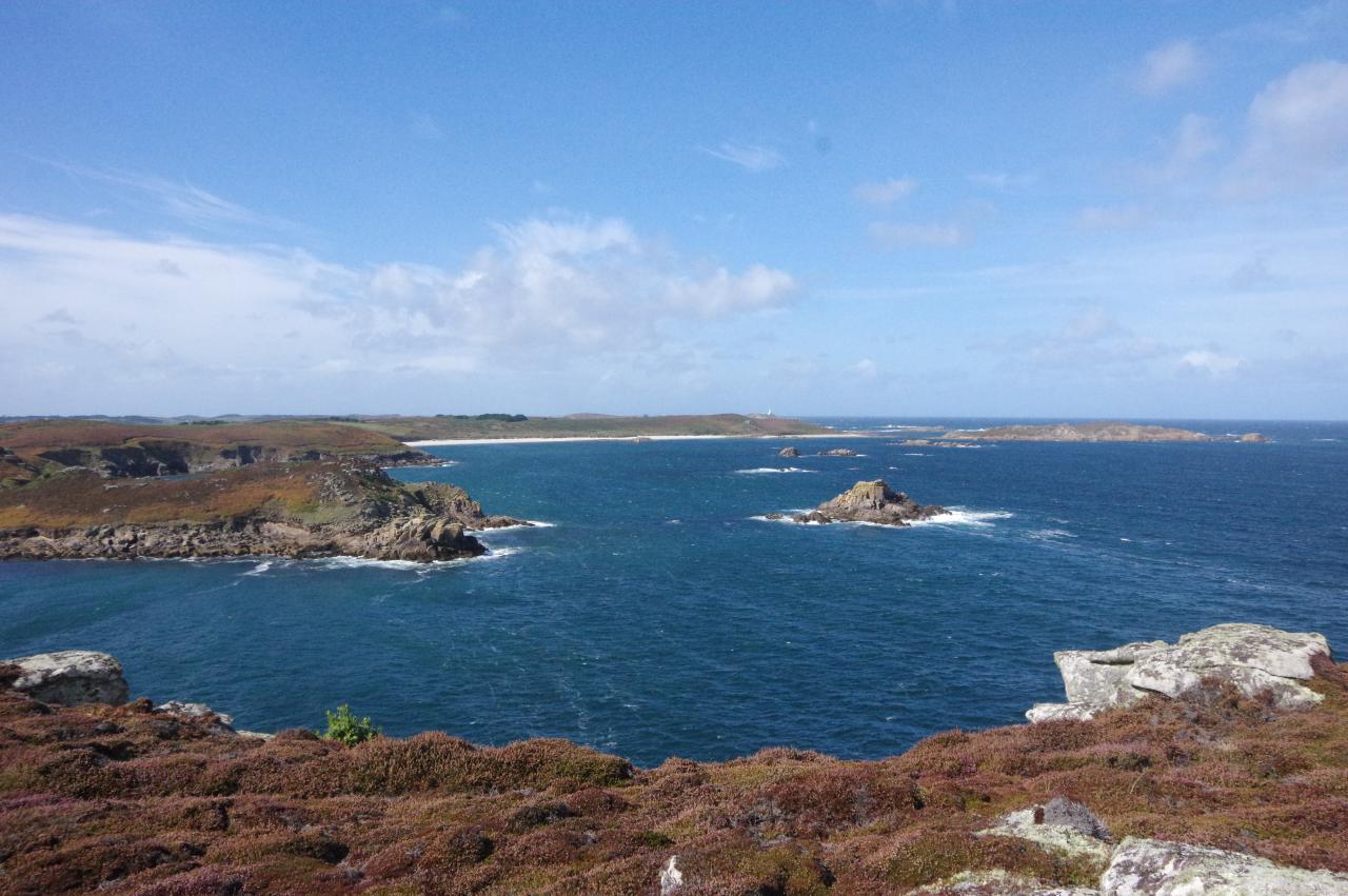 View west from St Martin's Head
