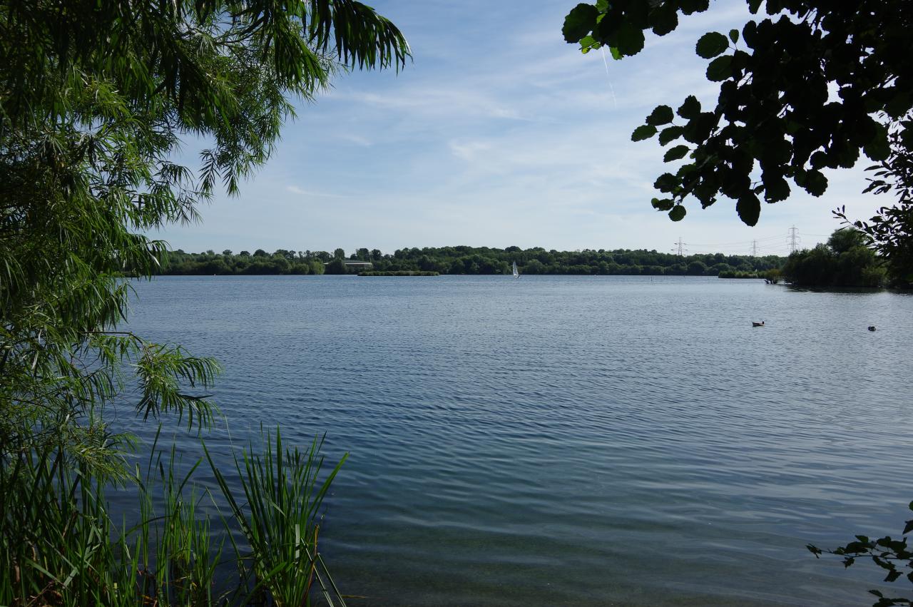 Lake near Garston Lock