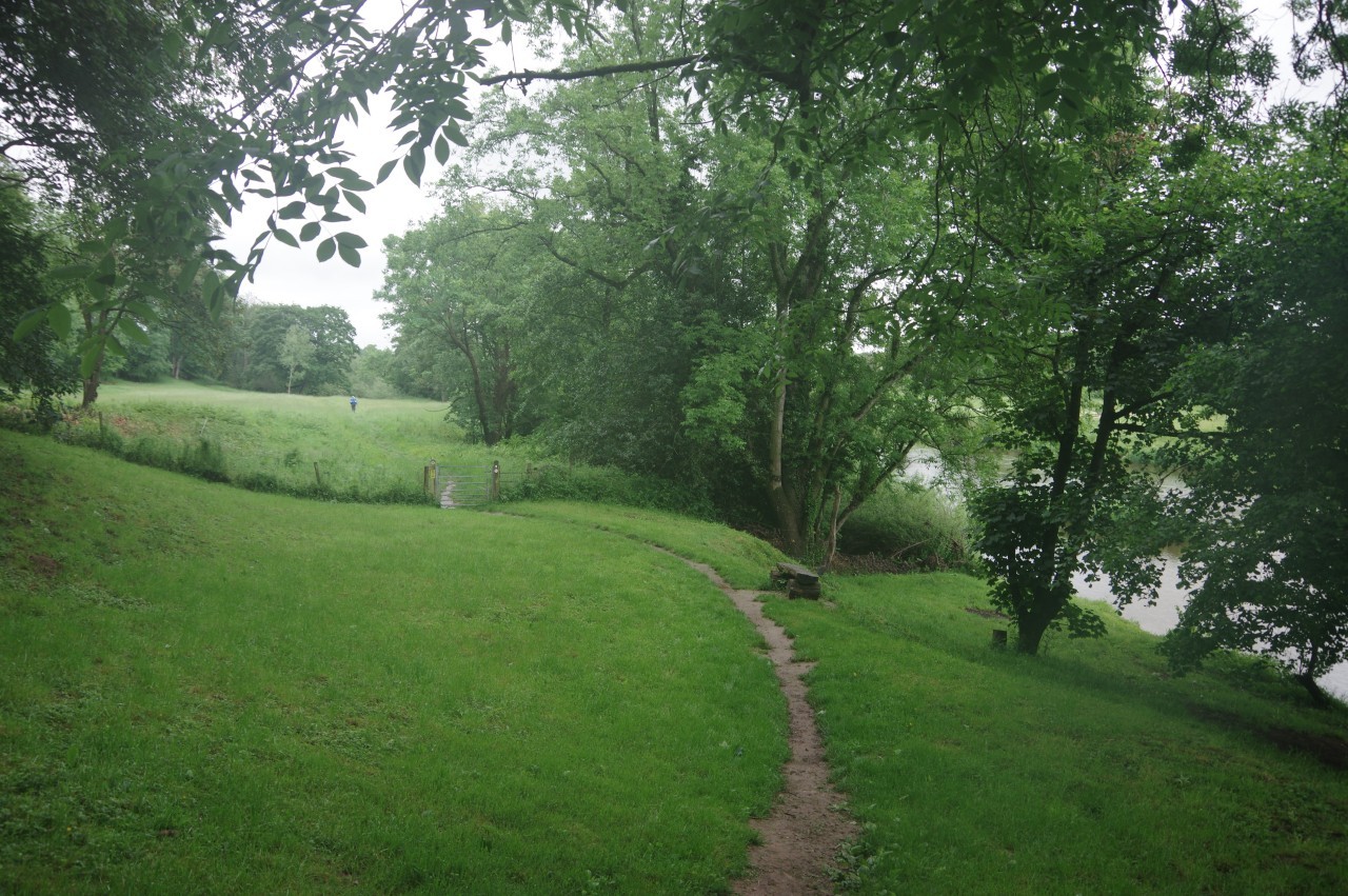 Path beside the River Wye