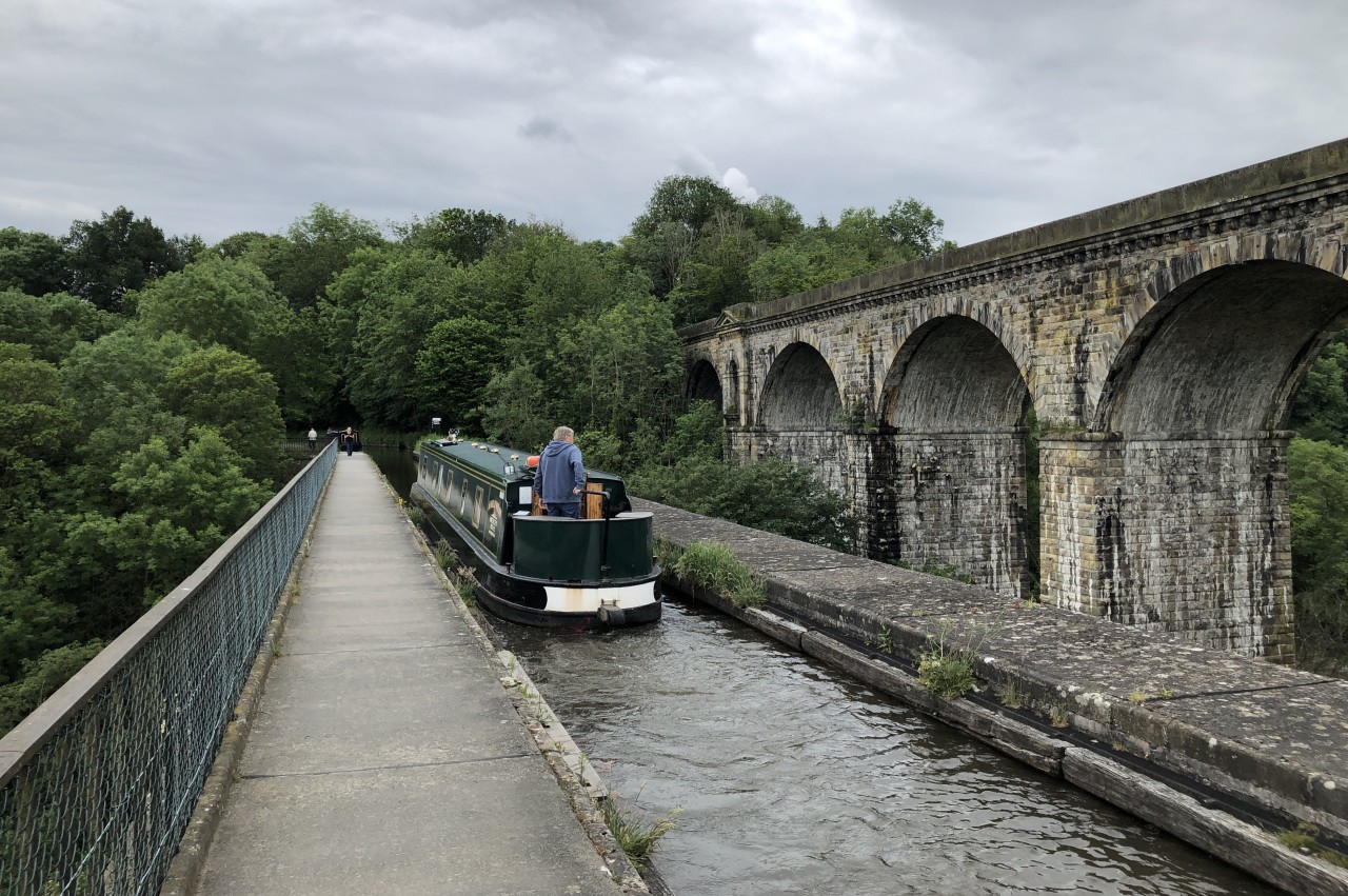 Chirk Aqueduct and Chirk Viaduct
