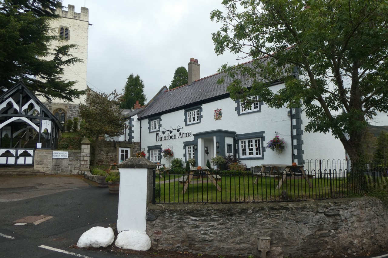 Church of St Stephen and The Dinorben Arms, Bodfari