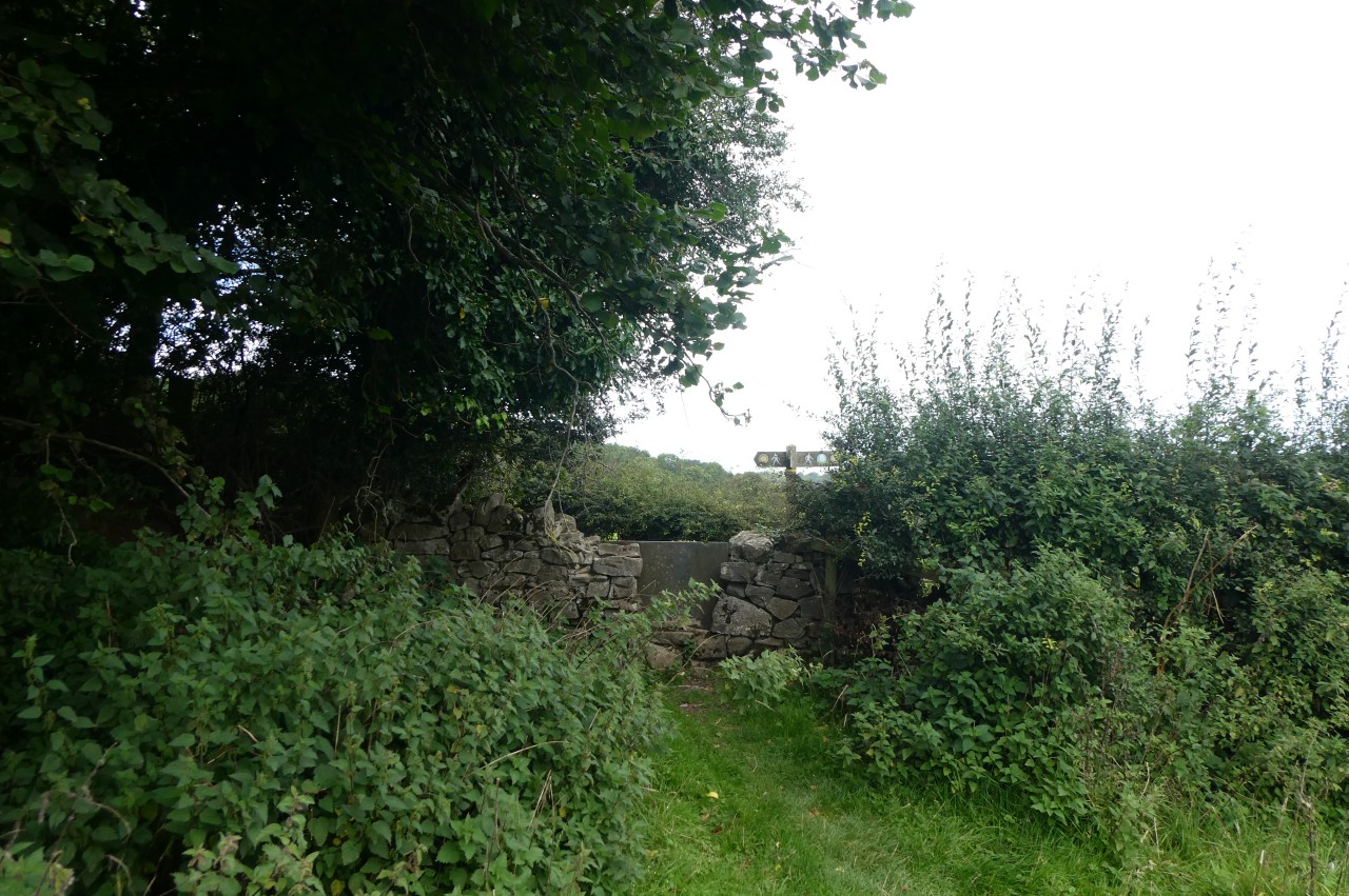 Stone stile near Morwylfa