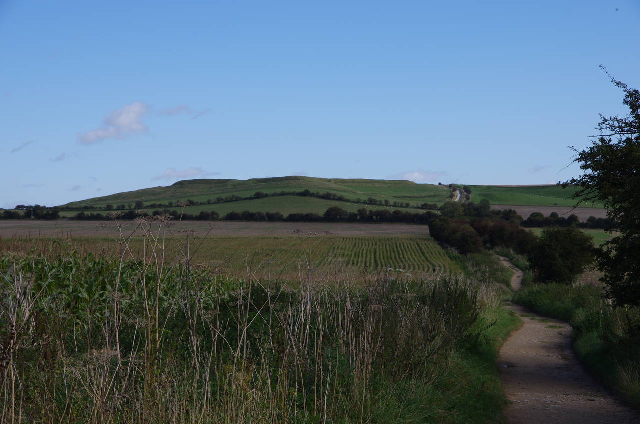 View towards Uffington Castle