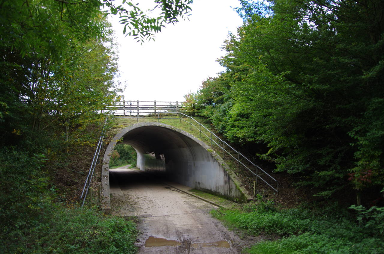 Tunnel under the A34