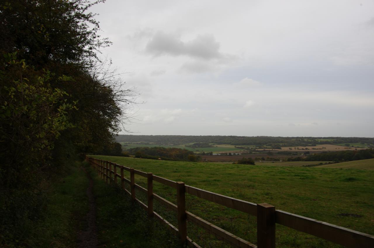 Path descends to the A41