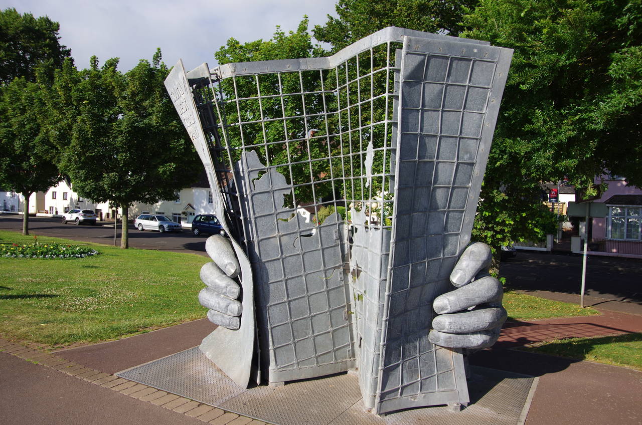SWCP hands sculpture