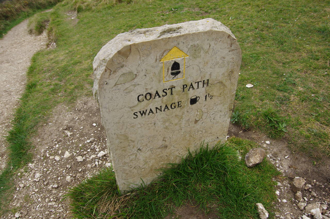 Coast Path milestone