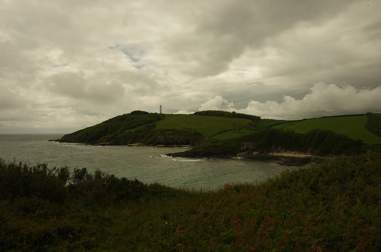 View from Lankelly Cliff to Gribbin Head
