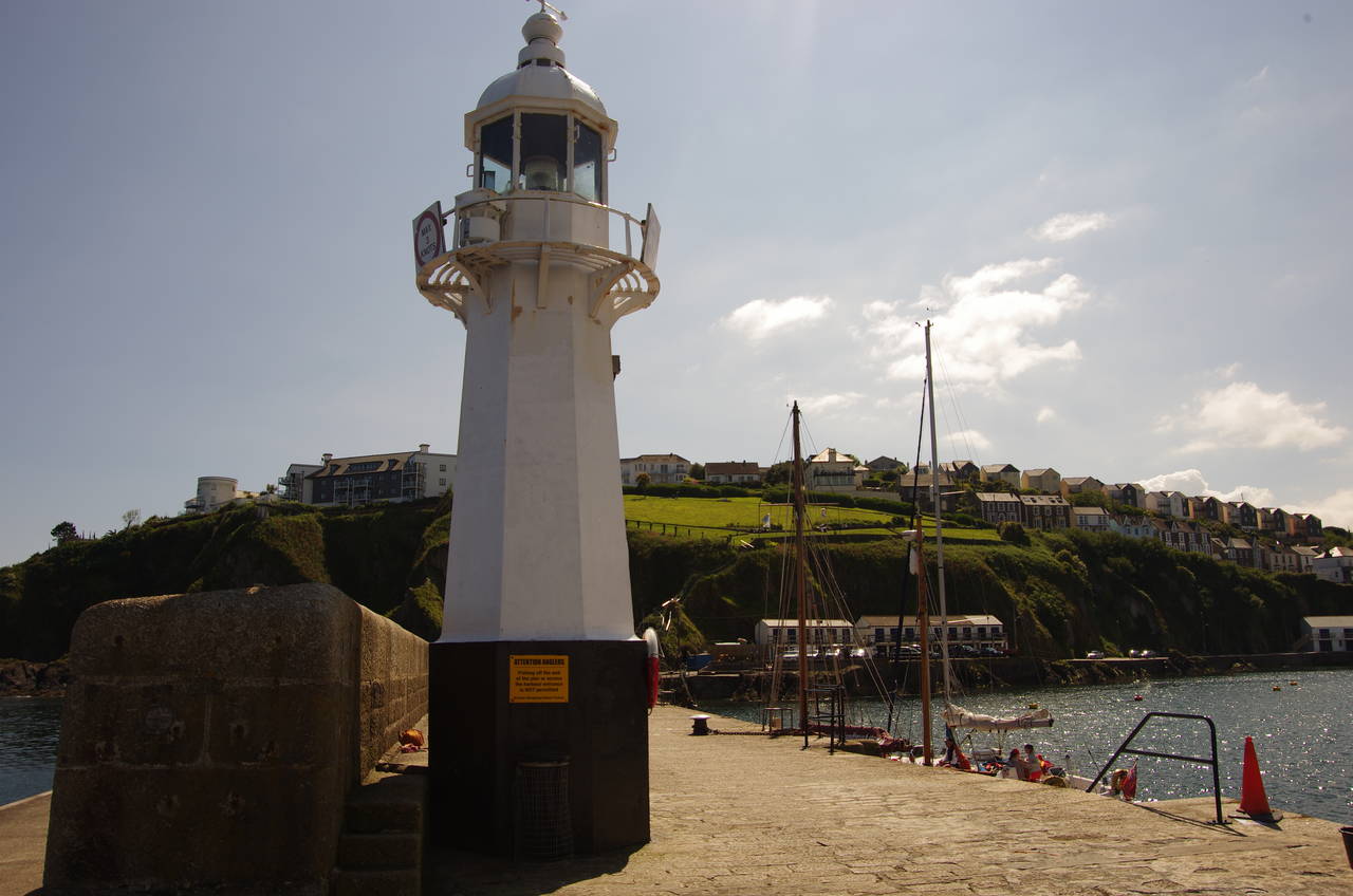 Lighthouse on Mevagissey Pier