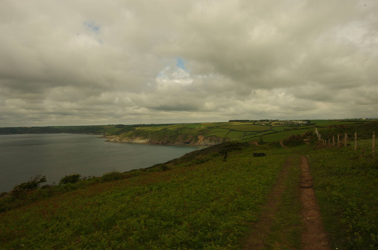View ahead from Dodman Point
