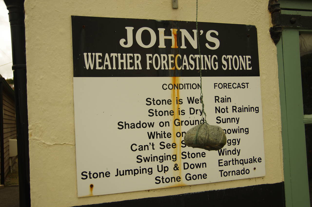 John's Weather Forecasting Stone