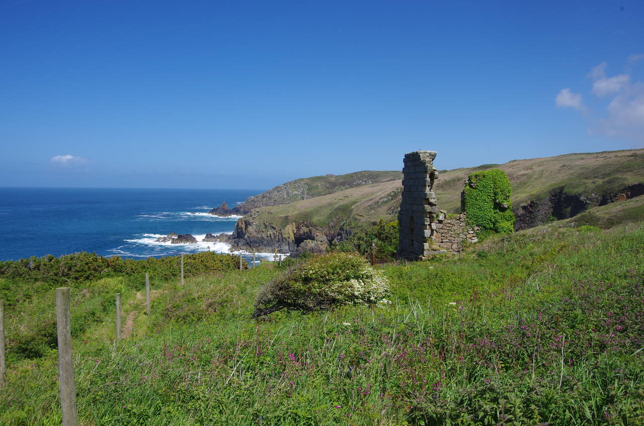 Ruins above Treen Cove