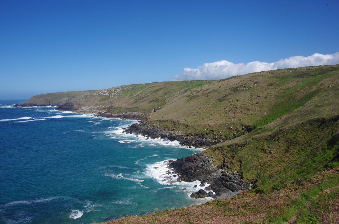View ahead from Zennor Cliff
