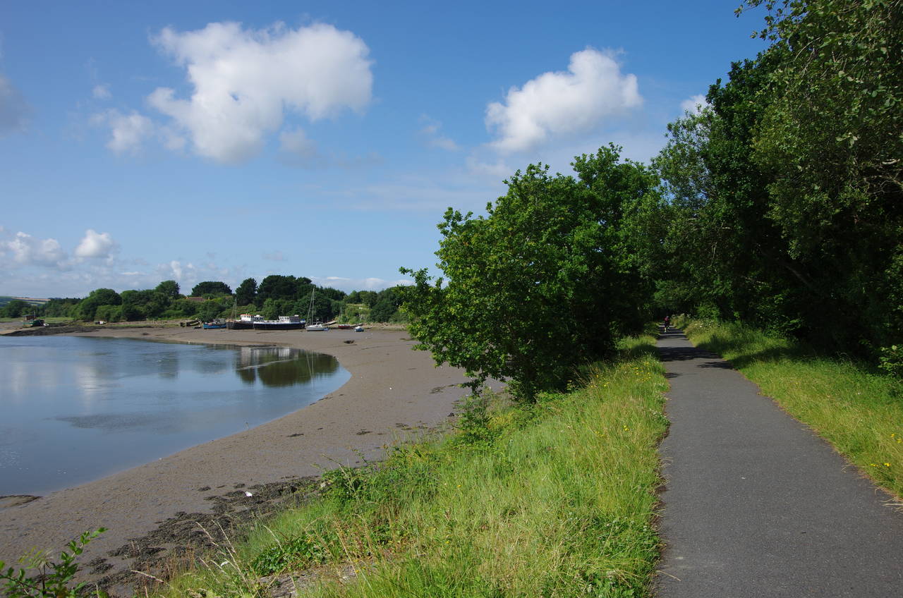 Leaving the riverbank at Chivenor