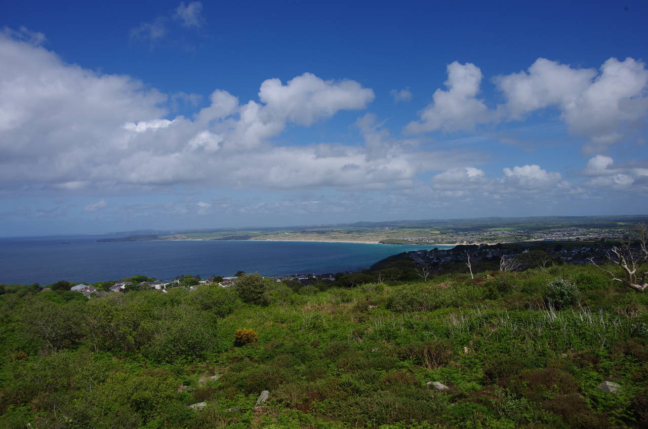 View over St. Ives Bay