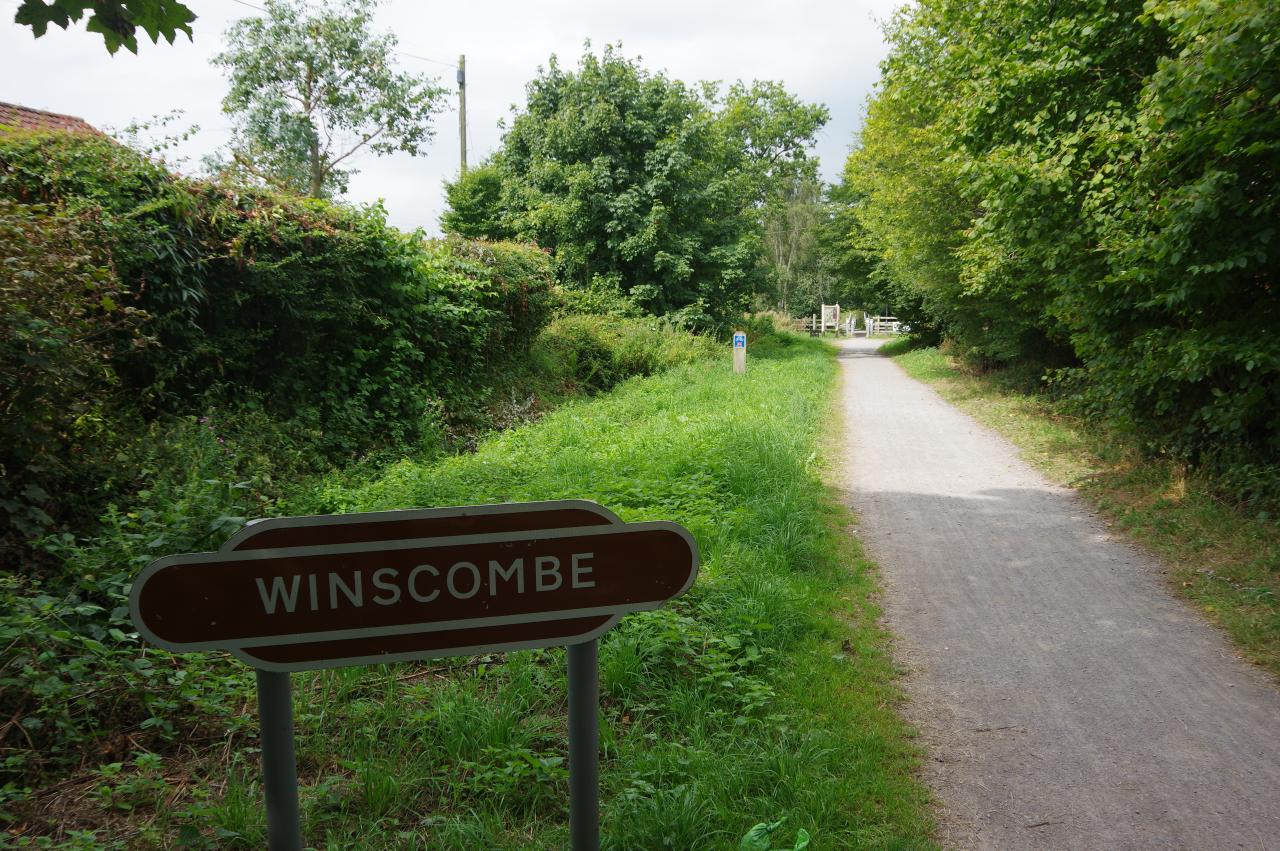 Approaching Winscombe