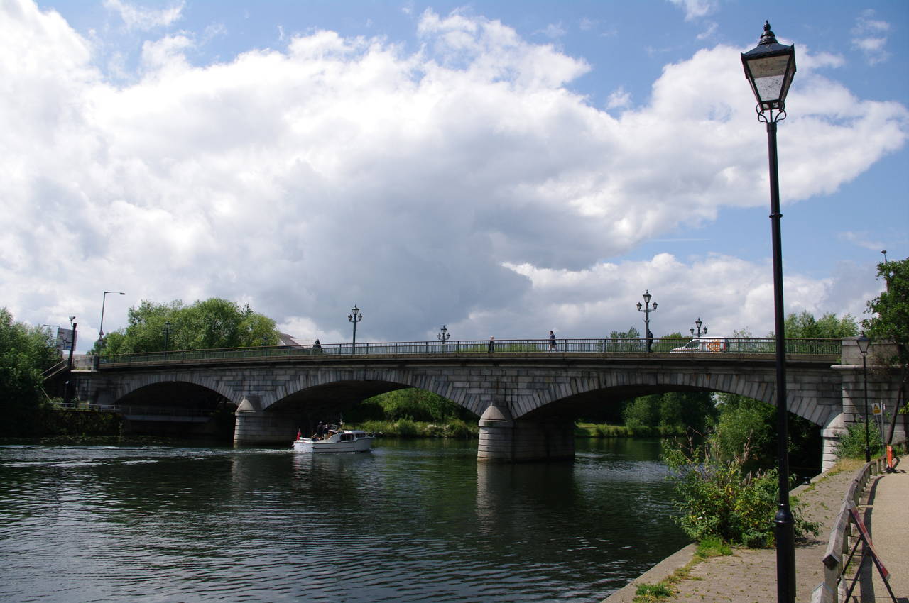 Staines Bridge from downstream