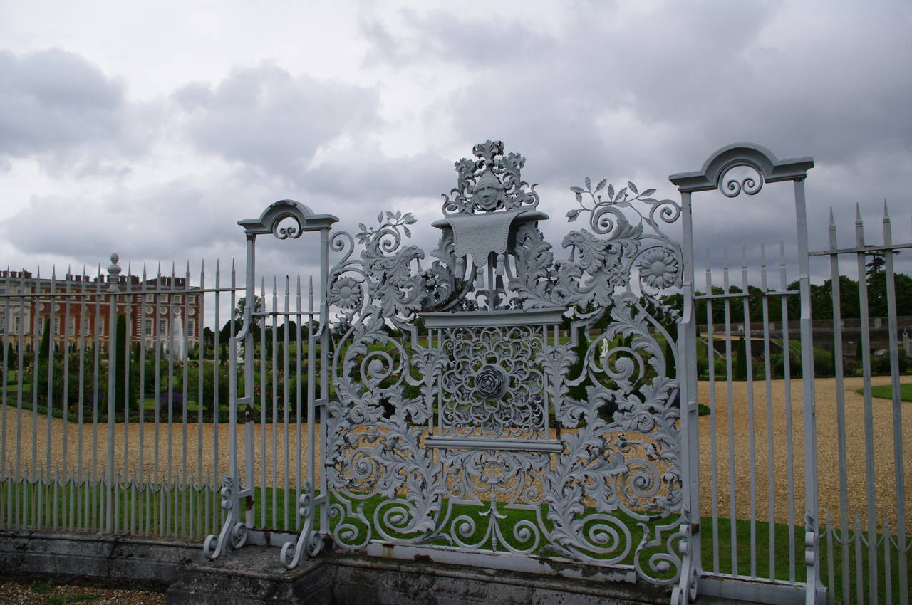 Wrought iron fence, Hampton Court Palace