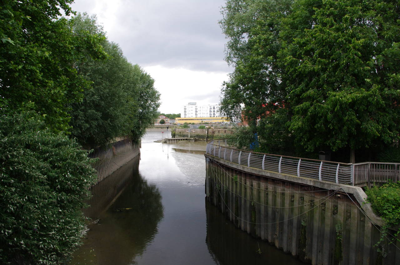 Confluence of the River Wandle