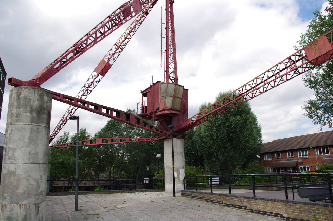 Crane on Commercial Wharf