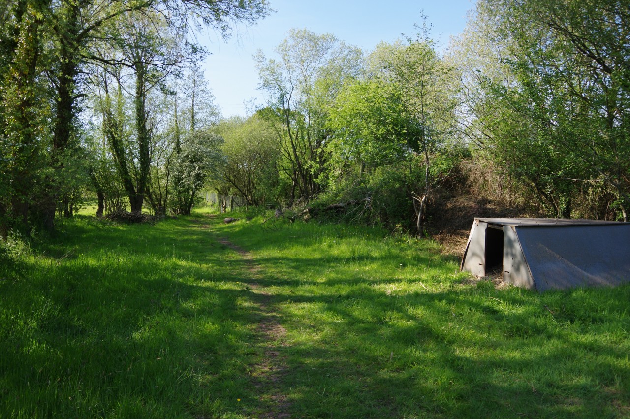 Path between A377 and railway